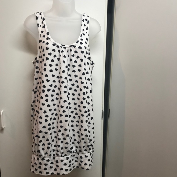 Plush&Lush white Terry cloth dress w/heart design - Picture 5 of 7